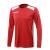 Sirius shirt longsleeve RED/WHT XL Teknisk langermet t-skjorte - Unisex 